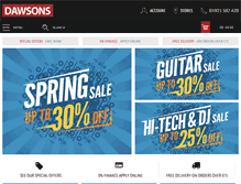 Tablet Screenshot of dawsons.co.uk